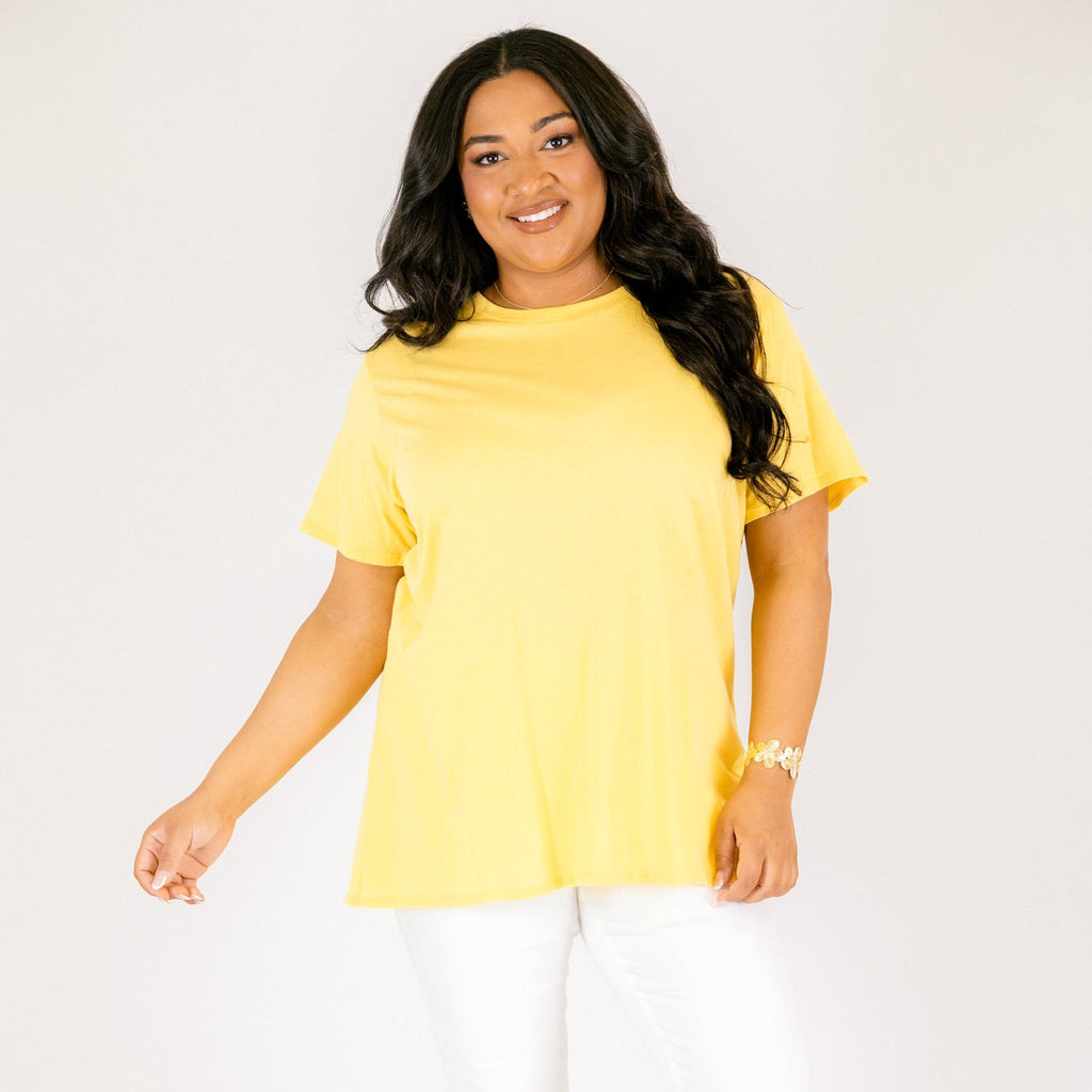 String of Luck Tee, Dusty Banana
