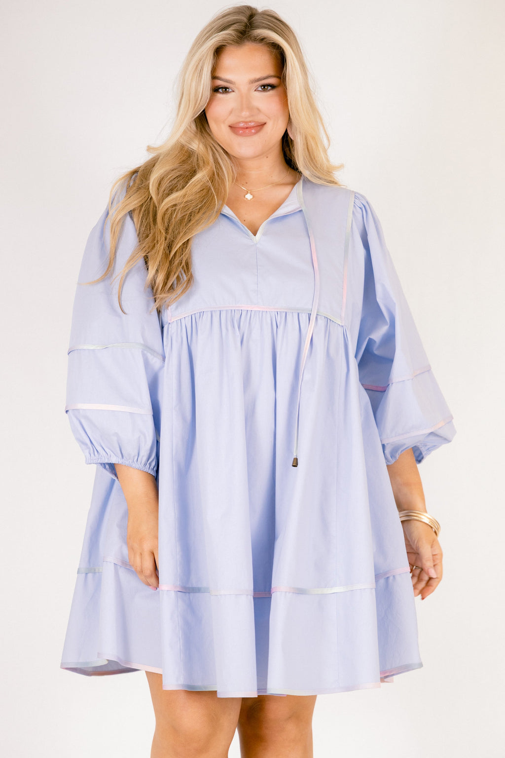 Stuck In Your Ways Dress, Baby Blue