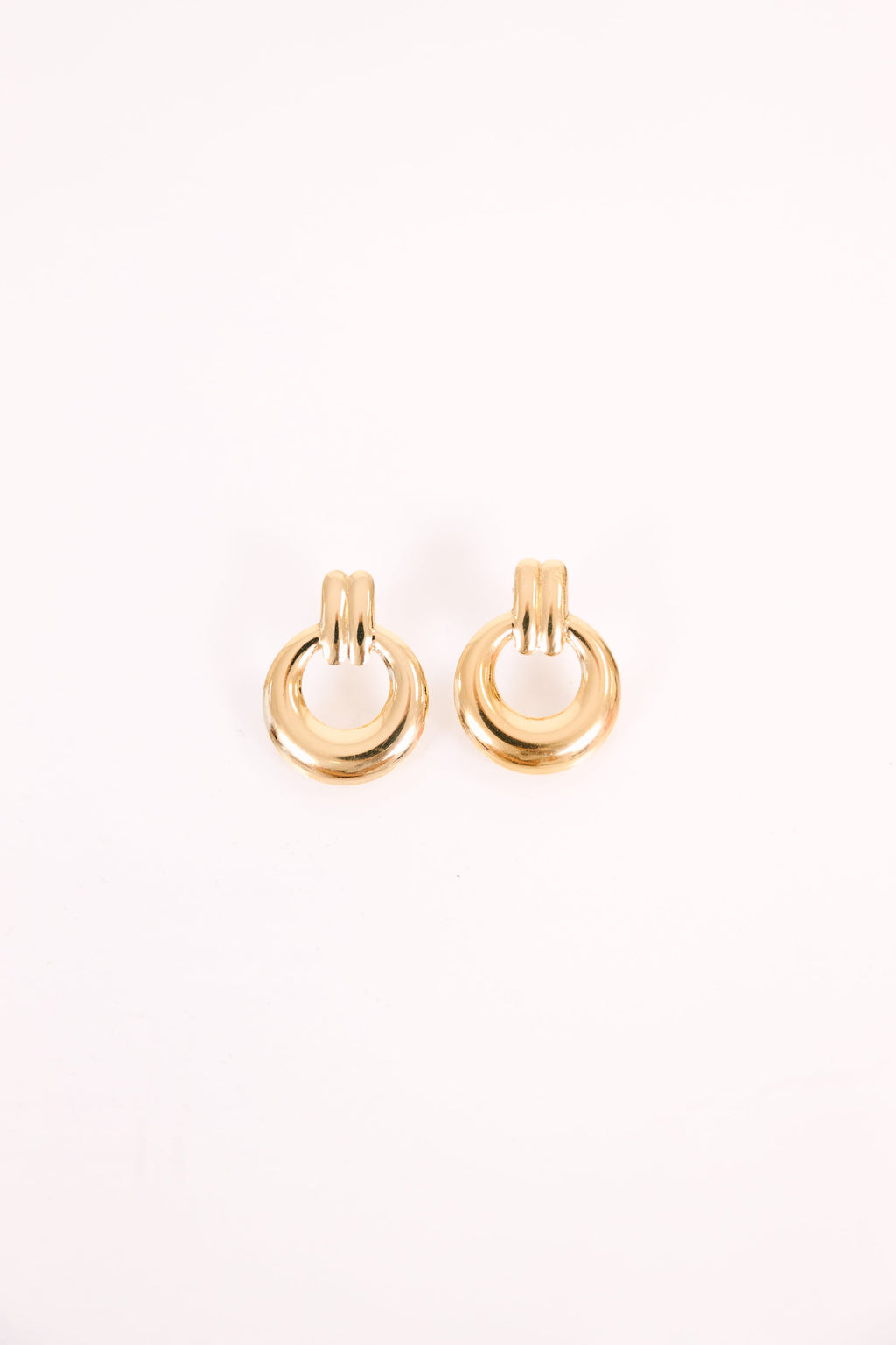 Subtle Shine Earrings, Gold