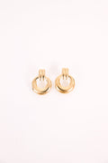 Subtle Shine Earrings, Gold