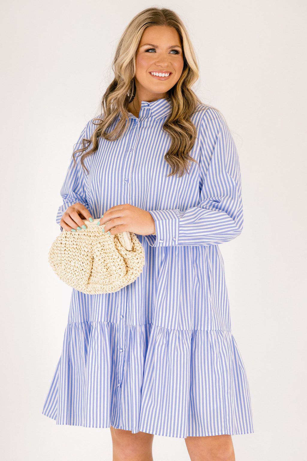 Such A Staple Dress, Blue Stripe