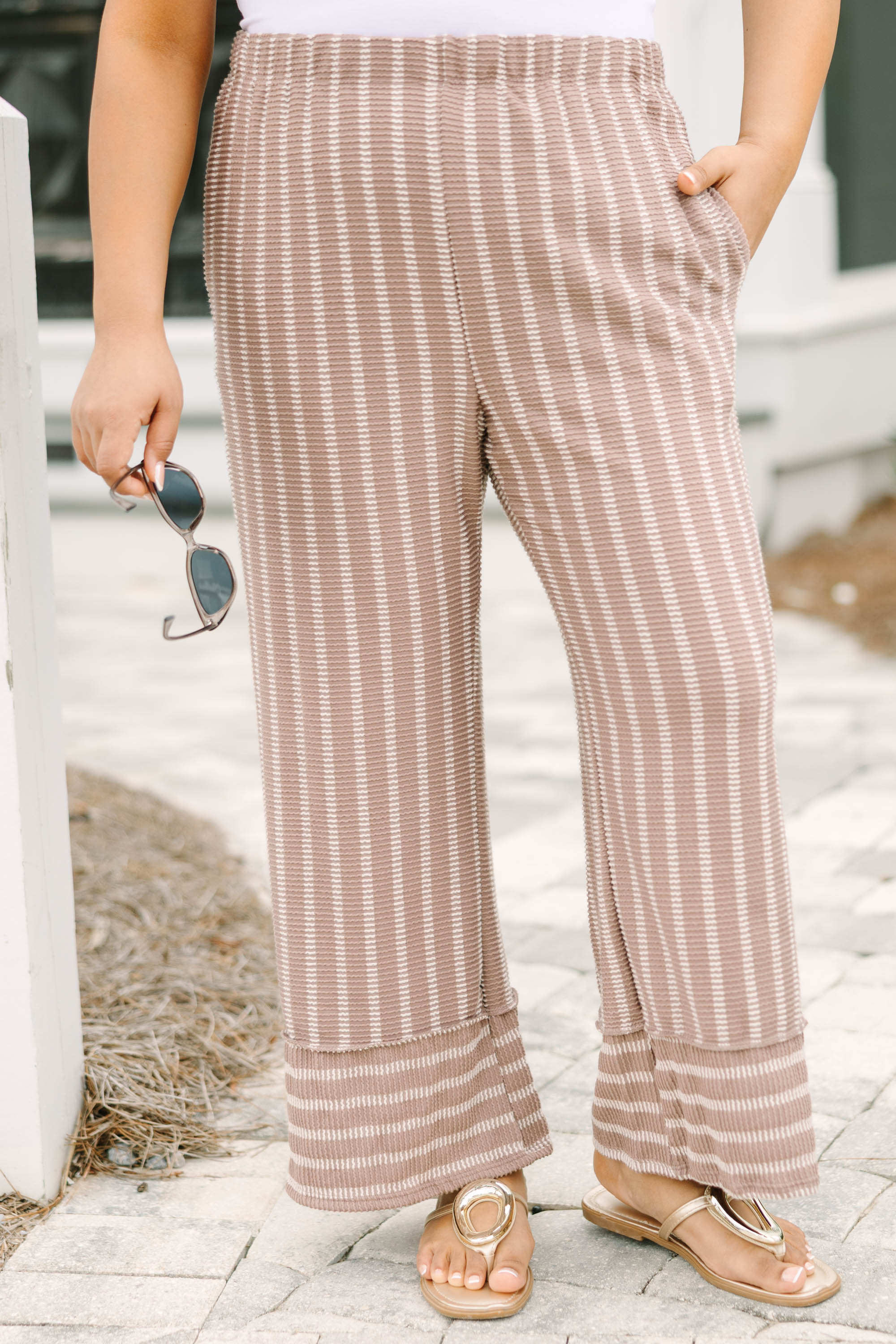 Summer At The Market Pants, Mocha