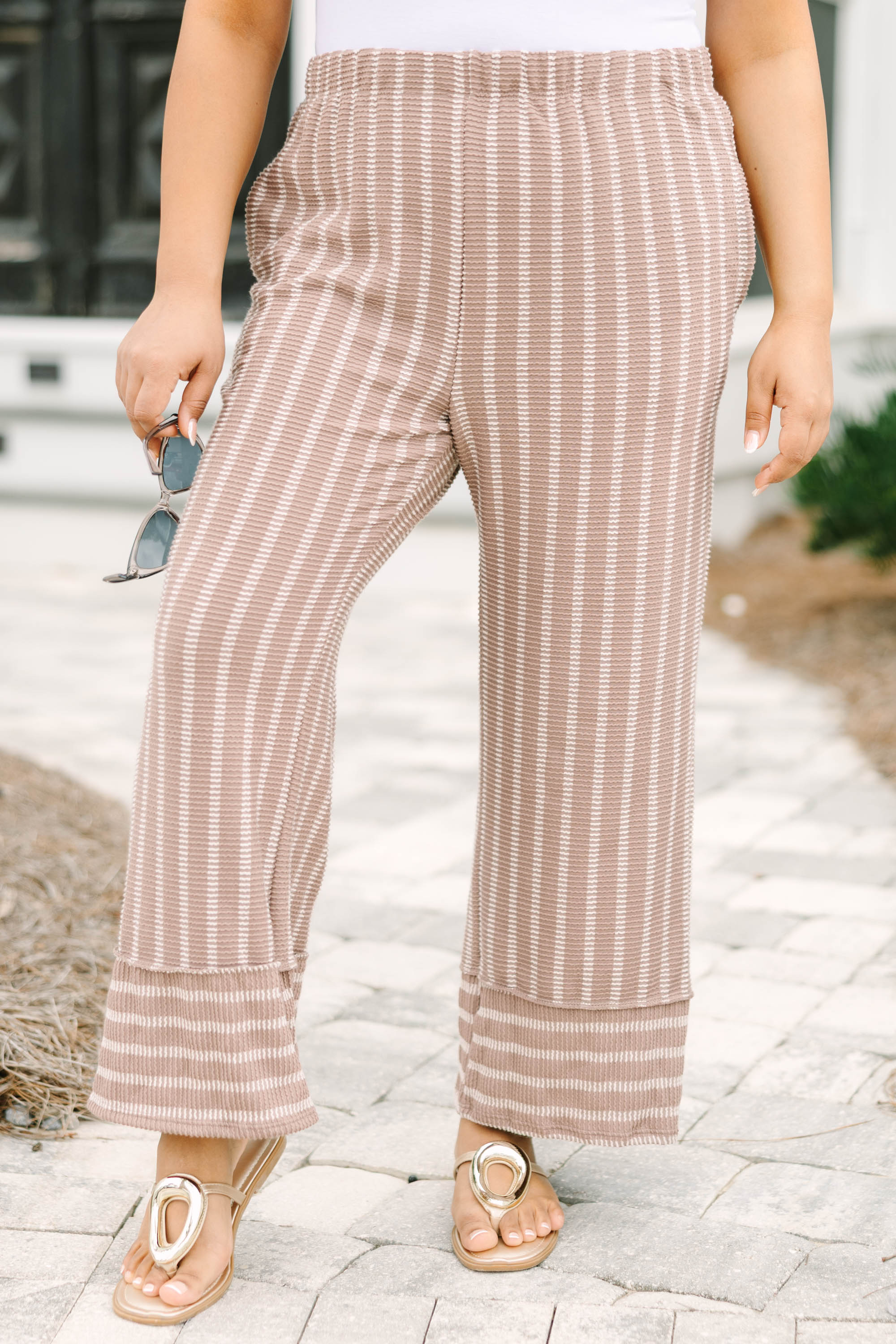 Summer At The Market Pants, Mocha