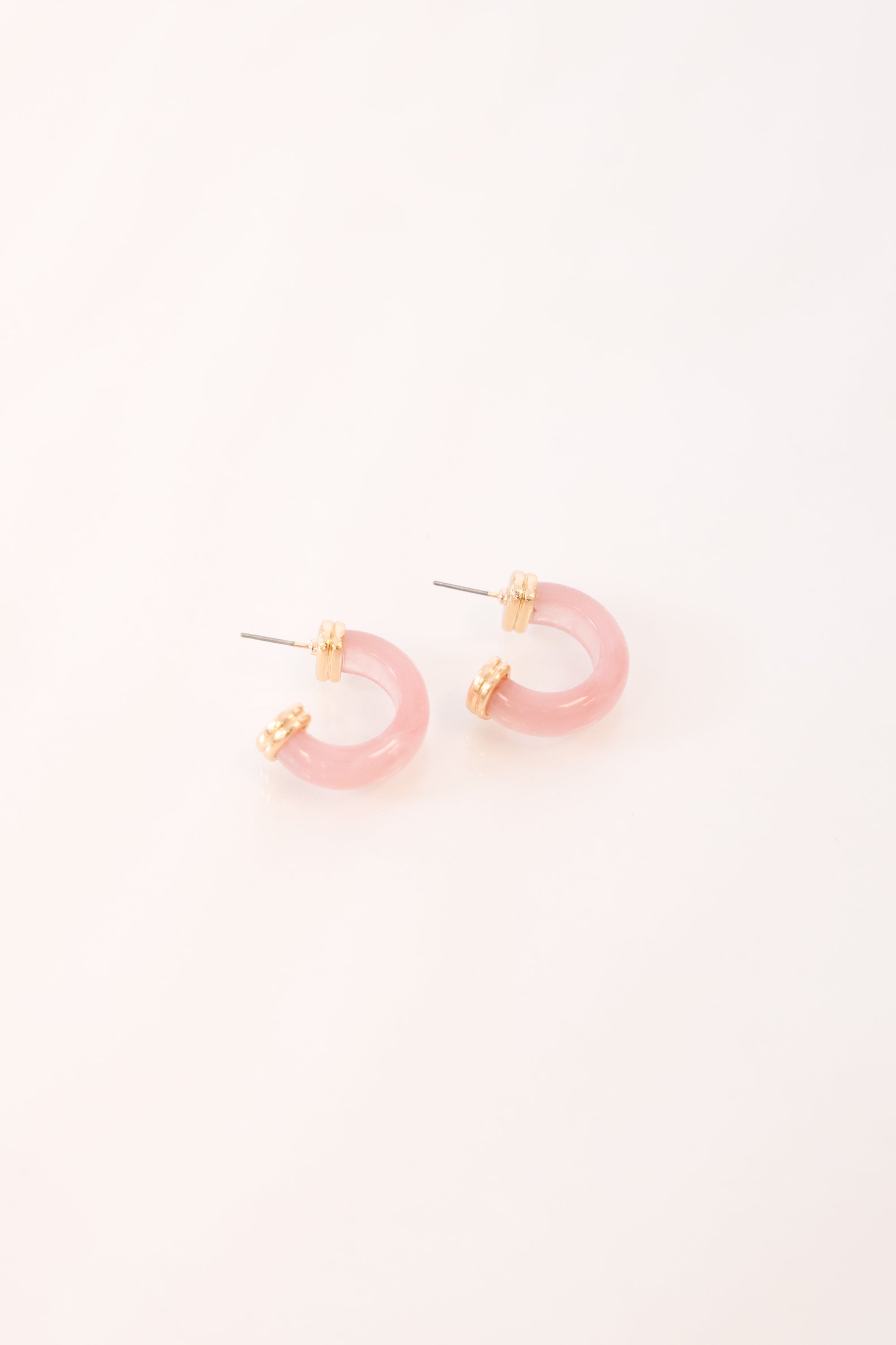 Sunset Blush Earrings, Pink