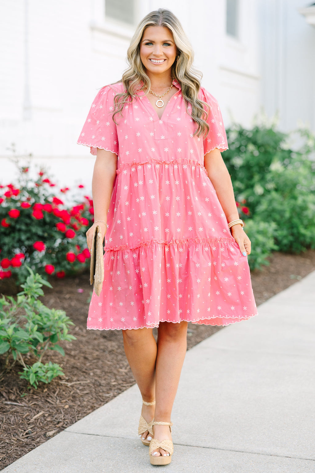 Sure Thing Dress, Pink