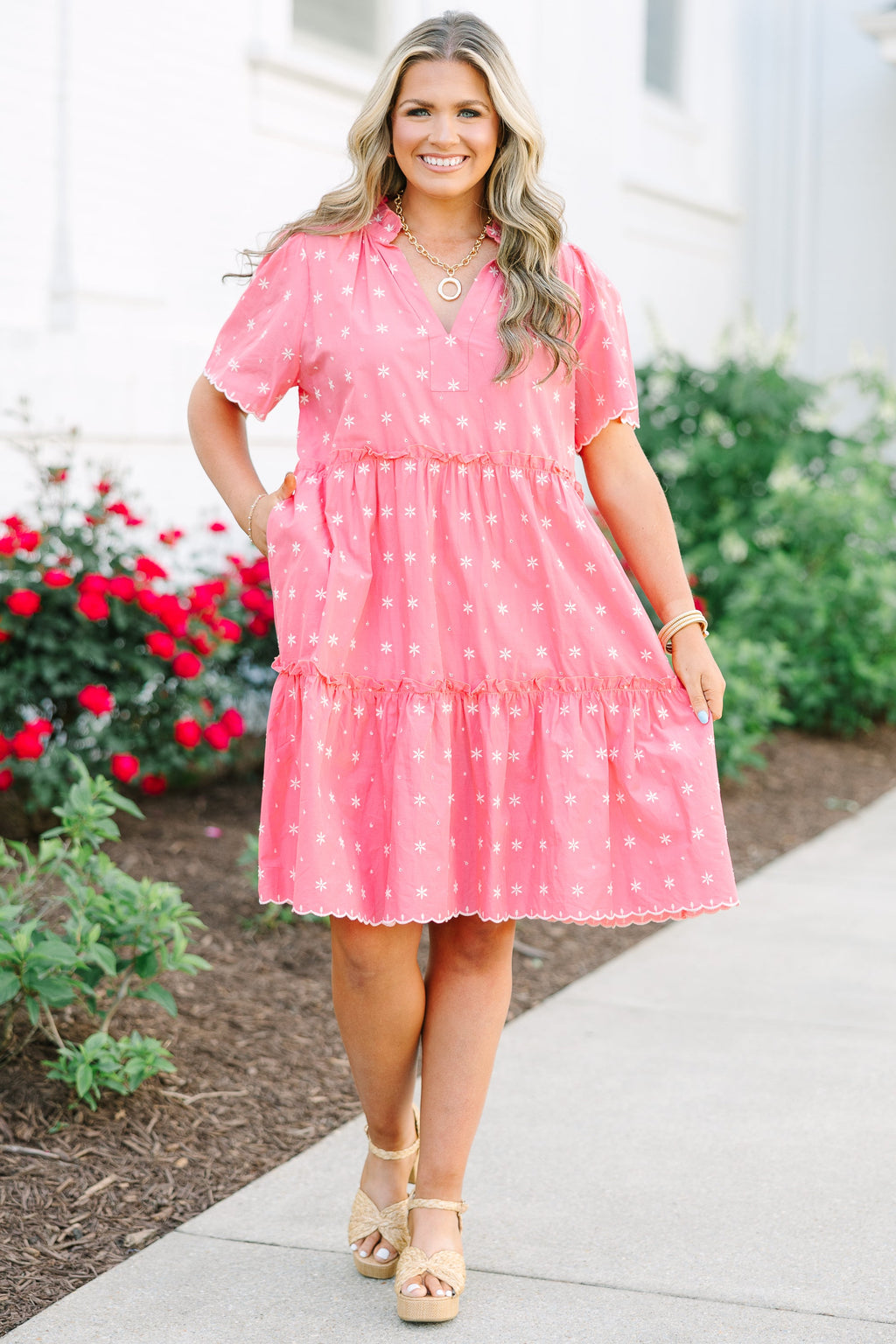 Sure Thing Dress, Pink