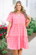Sure Thing Dress, Pink