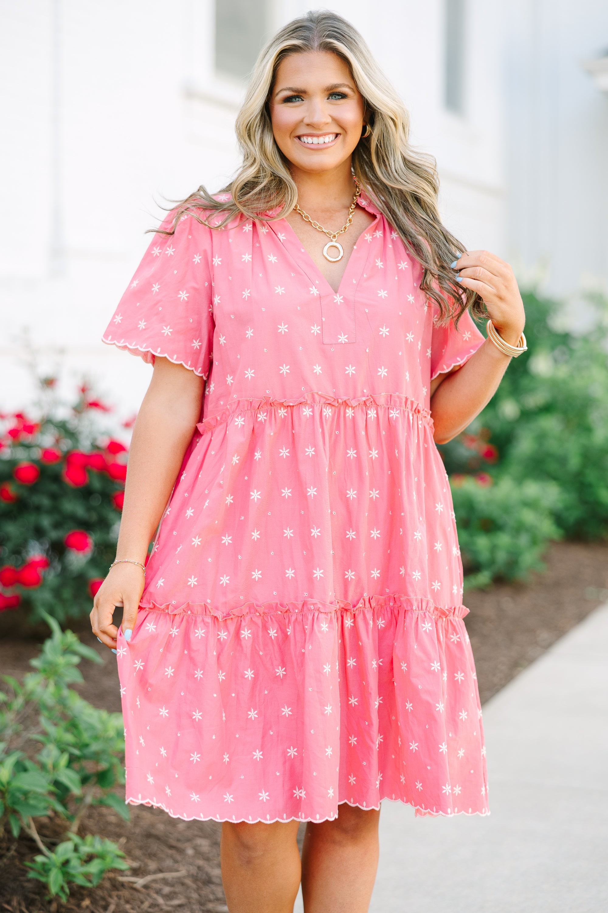 Sure Thing Dress, Pink