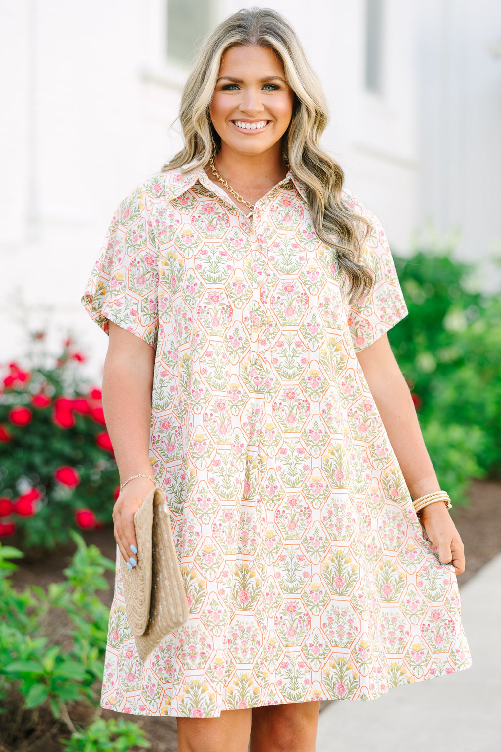 Sweet Breeze Dress, Orange Cream