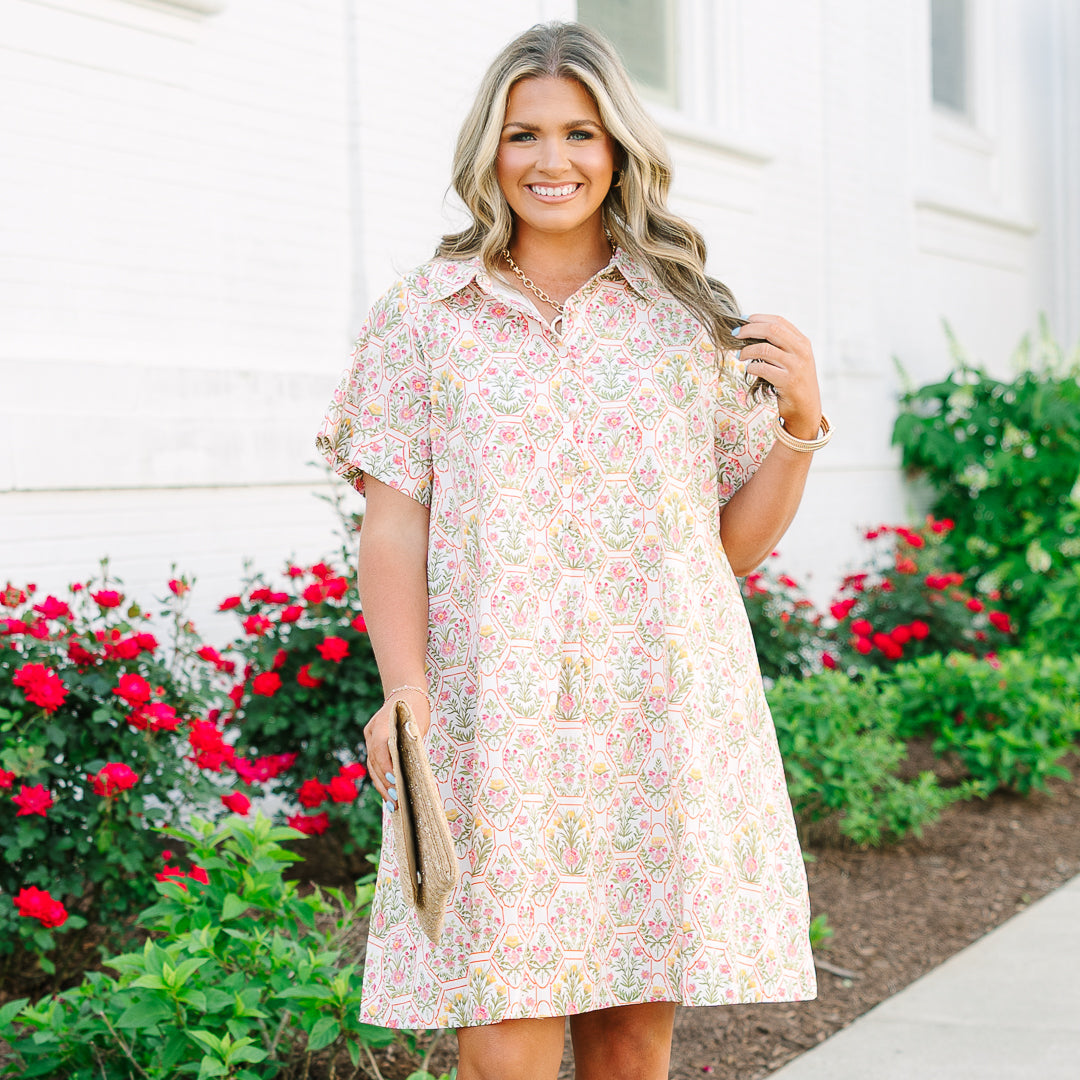 Sweet Breeze Dress, Orange Cream