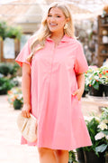 Sweet Breeze Dress, Hot Pink