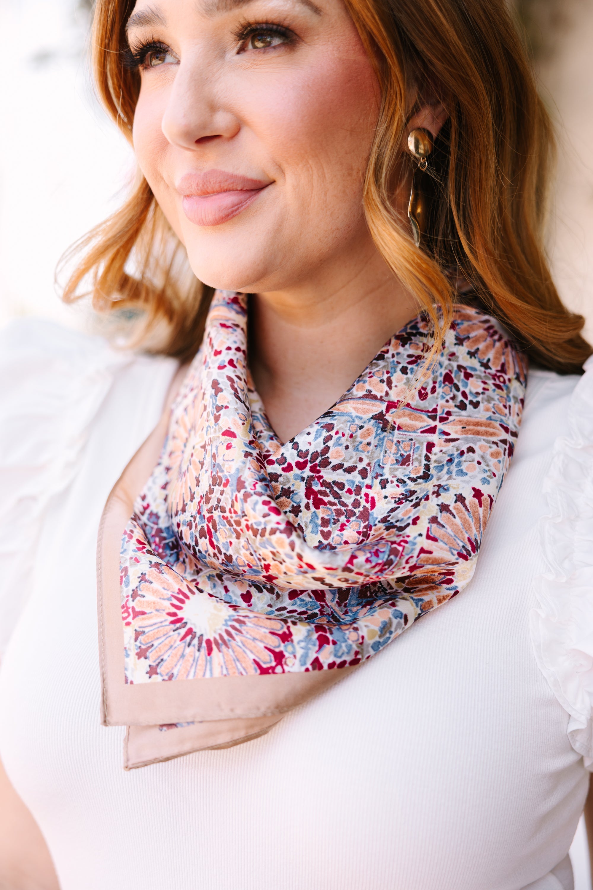 Sweetly Said Scarf, Beige