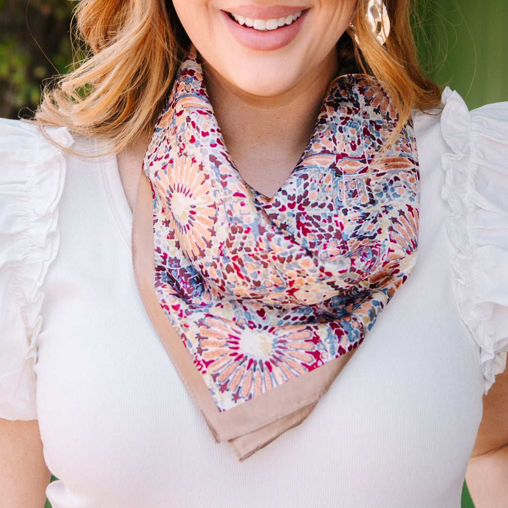 Sweetly Said Scarf, Beige