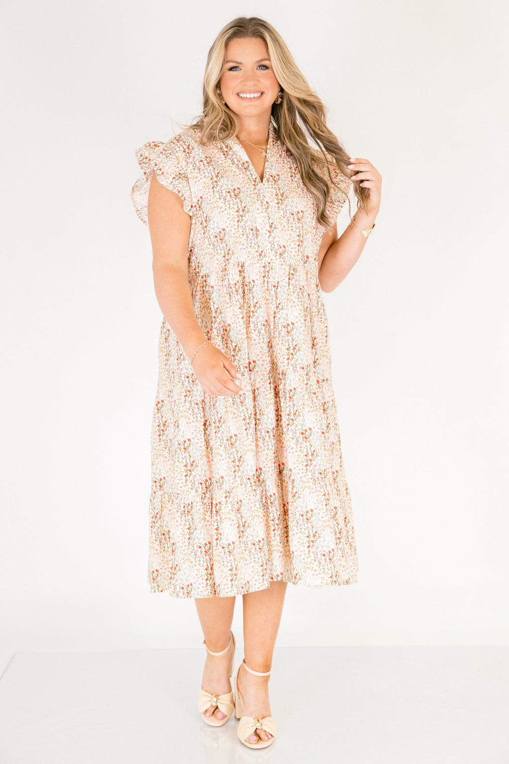 Sweet Nature Dress, Cream