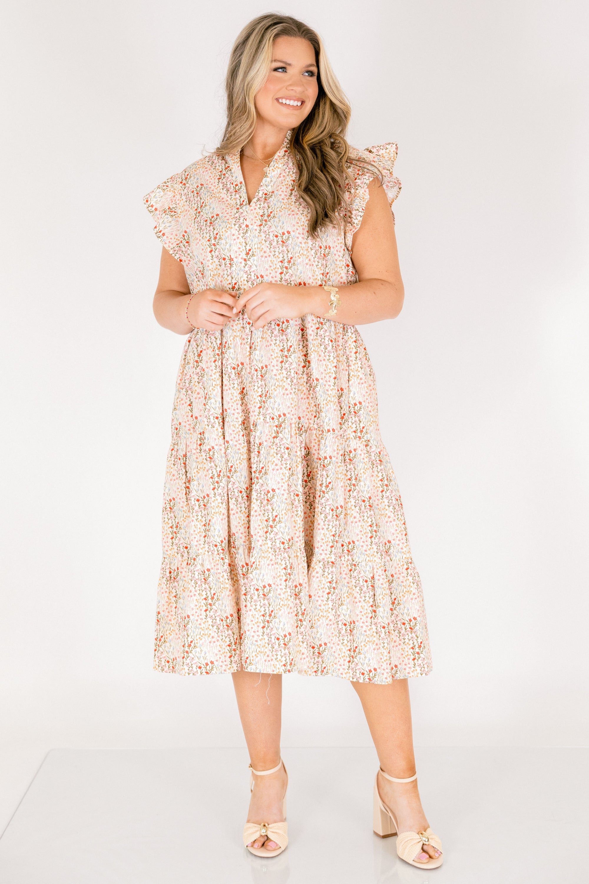 Sweet Nature Dress, Cream