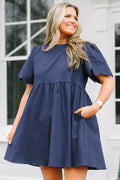 Sweet New Days Dress, Navy