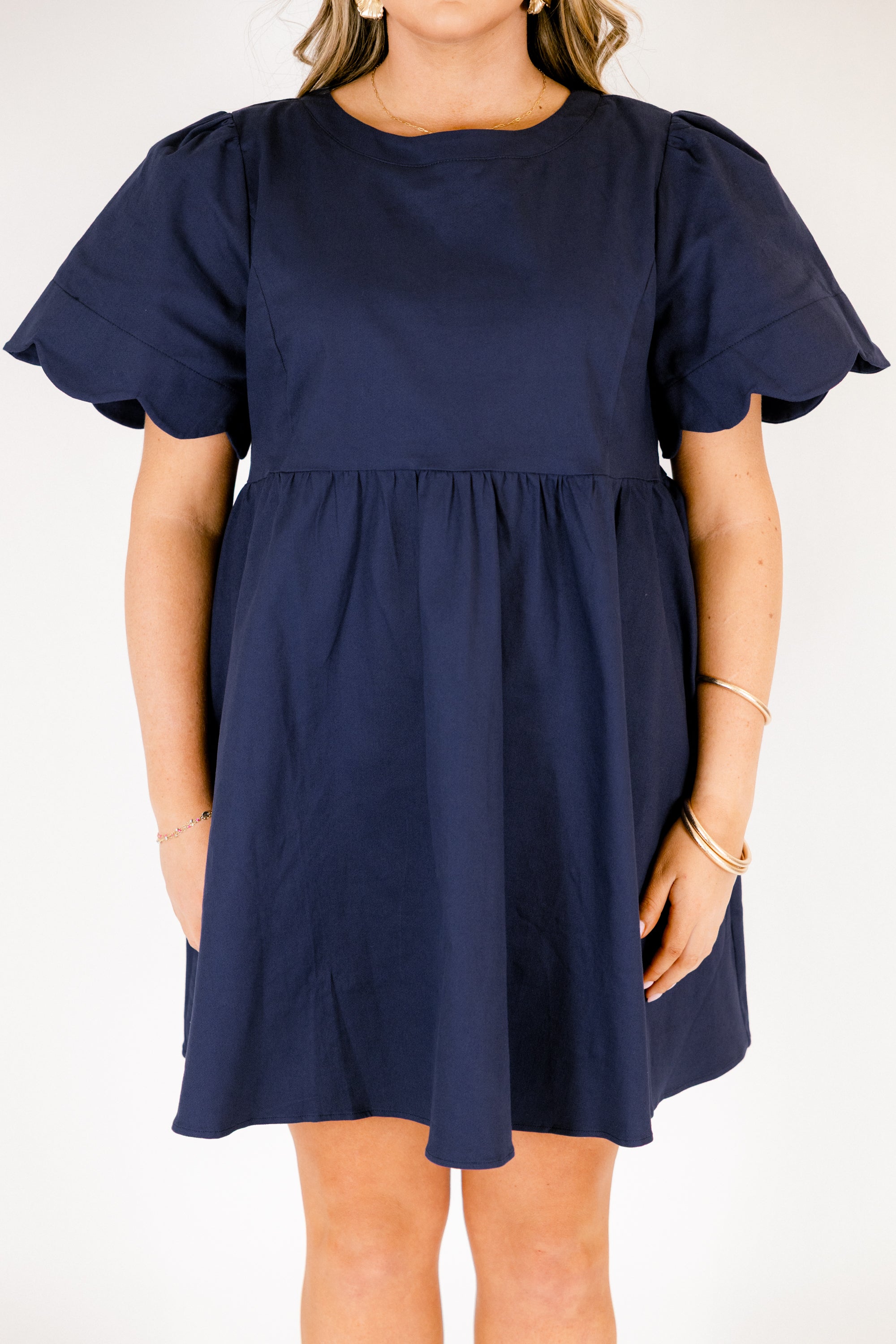 Sweet New Days Dress, Navy