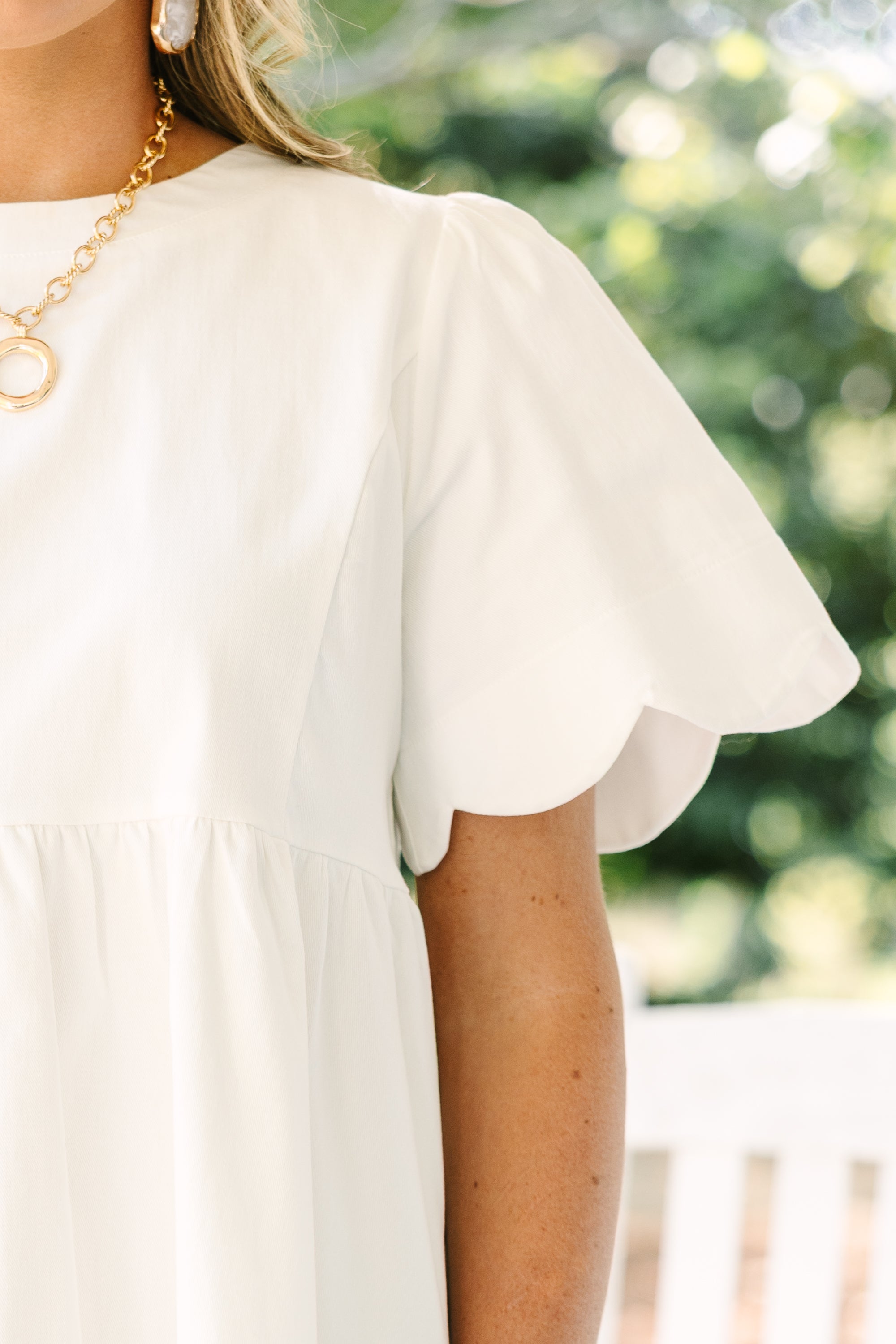 Sweet New Days Dress, White