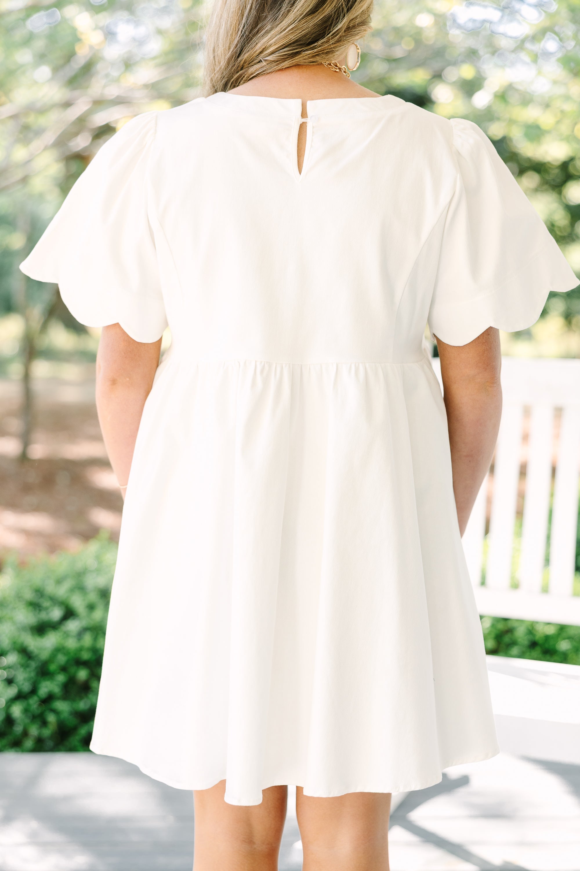 Sweet New Days Dress, White