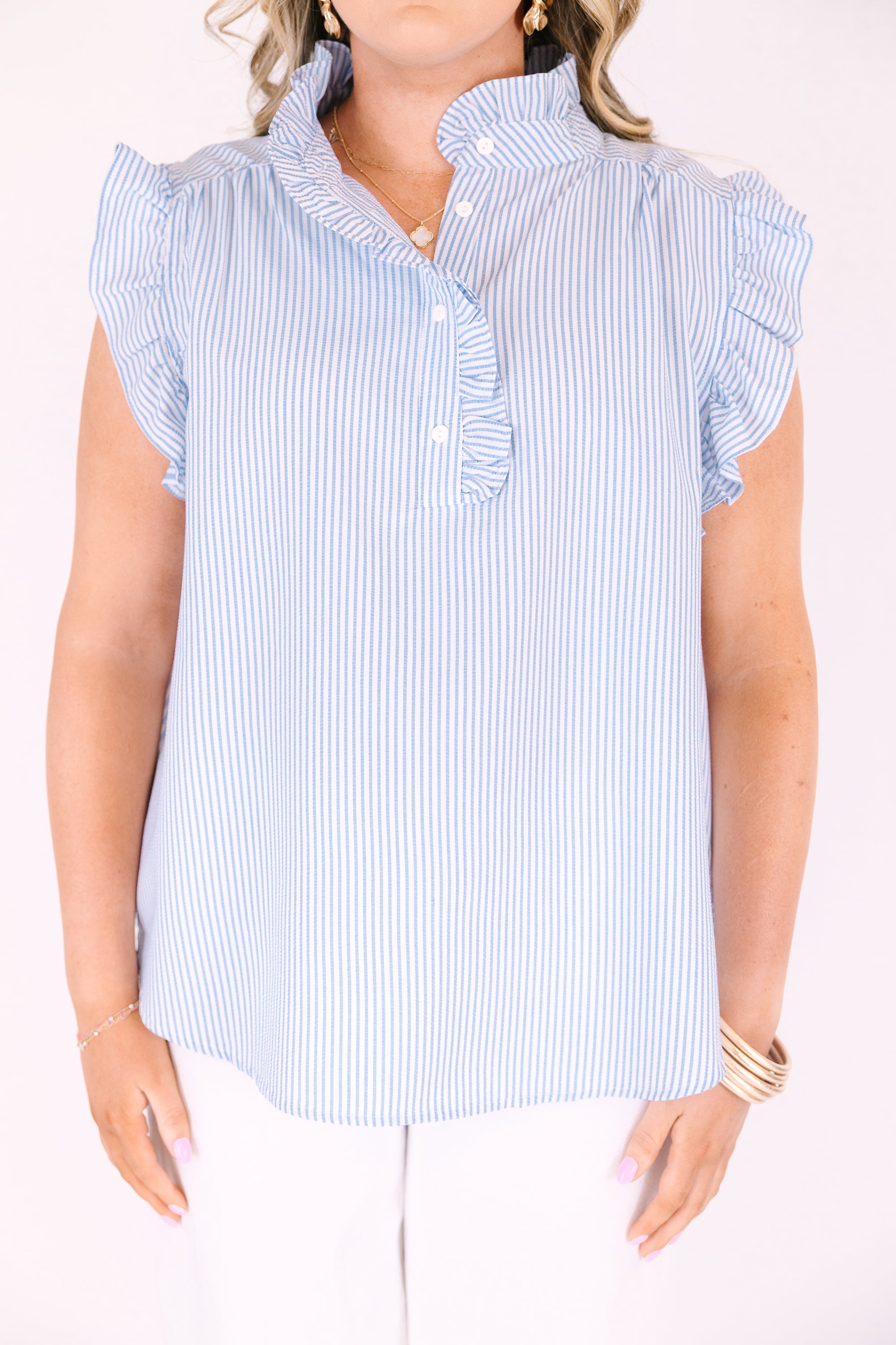 Sweet Notions Top, Blue