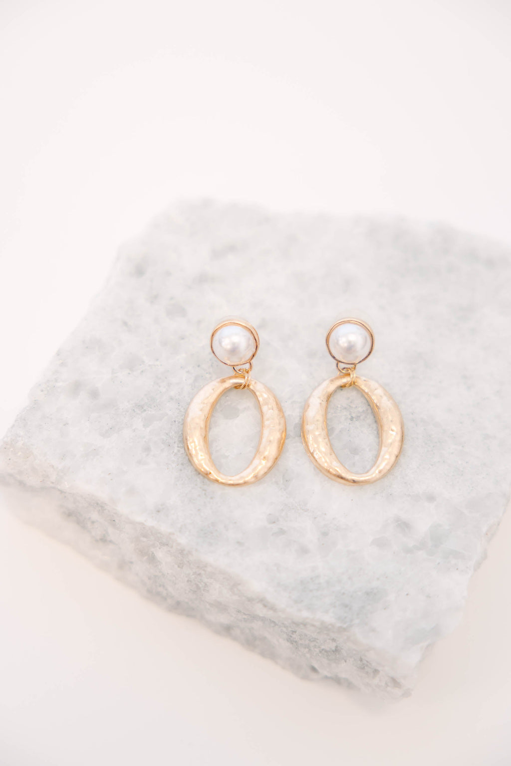 Take A Chance On Me Earrings, Gold