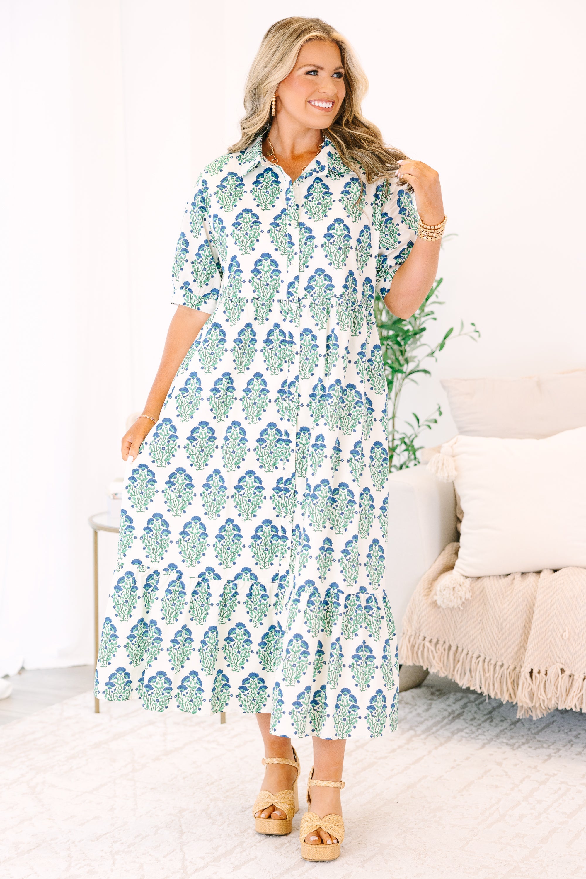 Take A Second Dress, Green