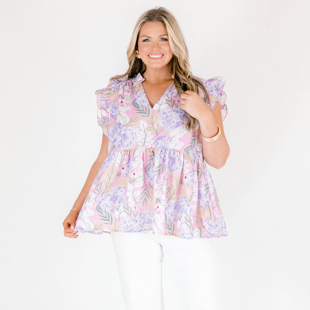 Telling The Truth Top, Purple