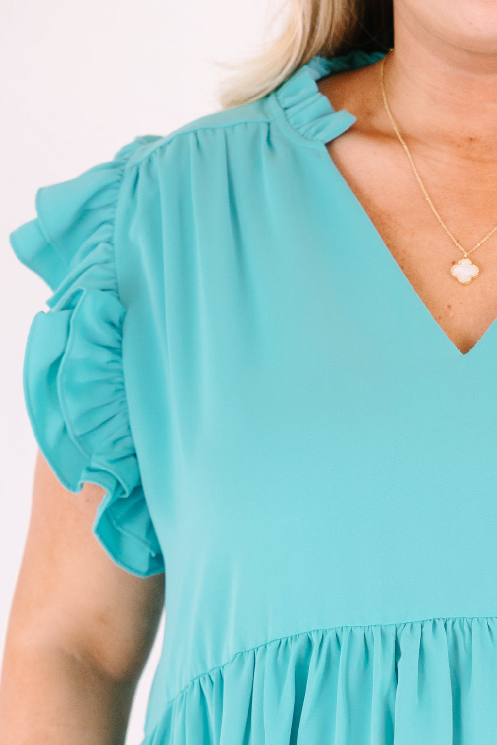 Telling The Truth Top, Teal