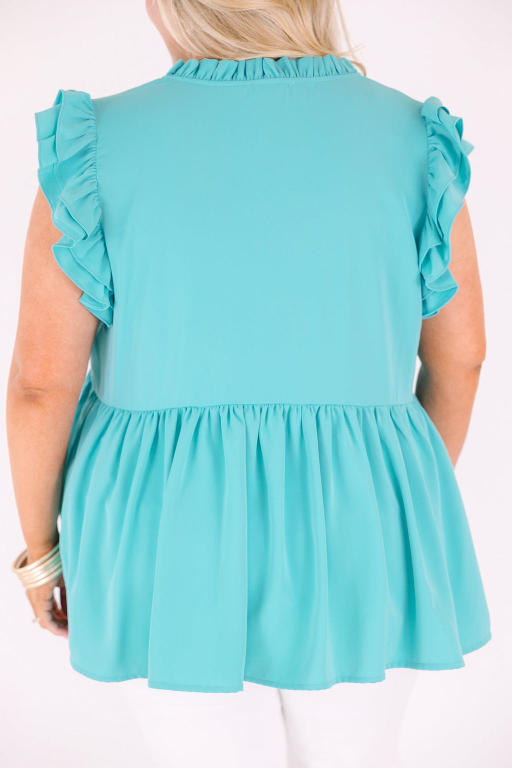 Telling The Truth Top, Teal