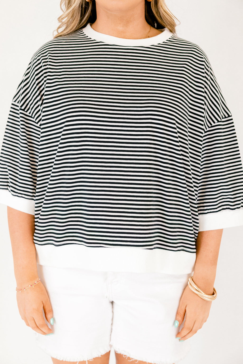 The Classic Coastline Top, Black