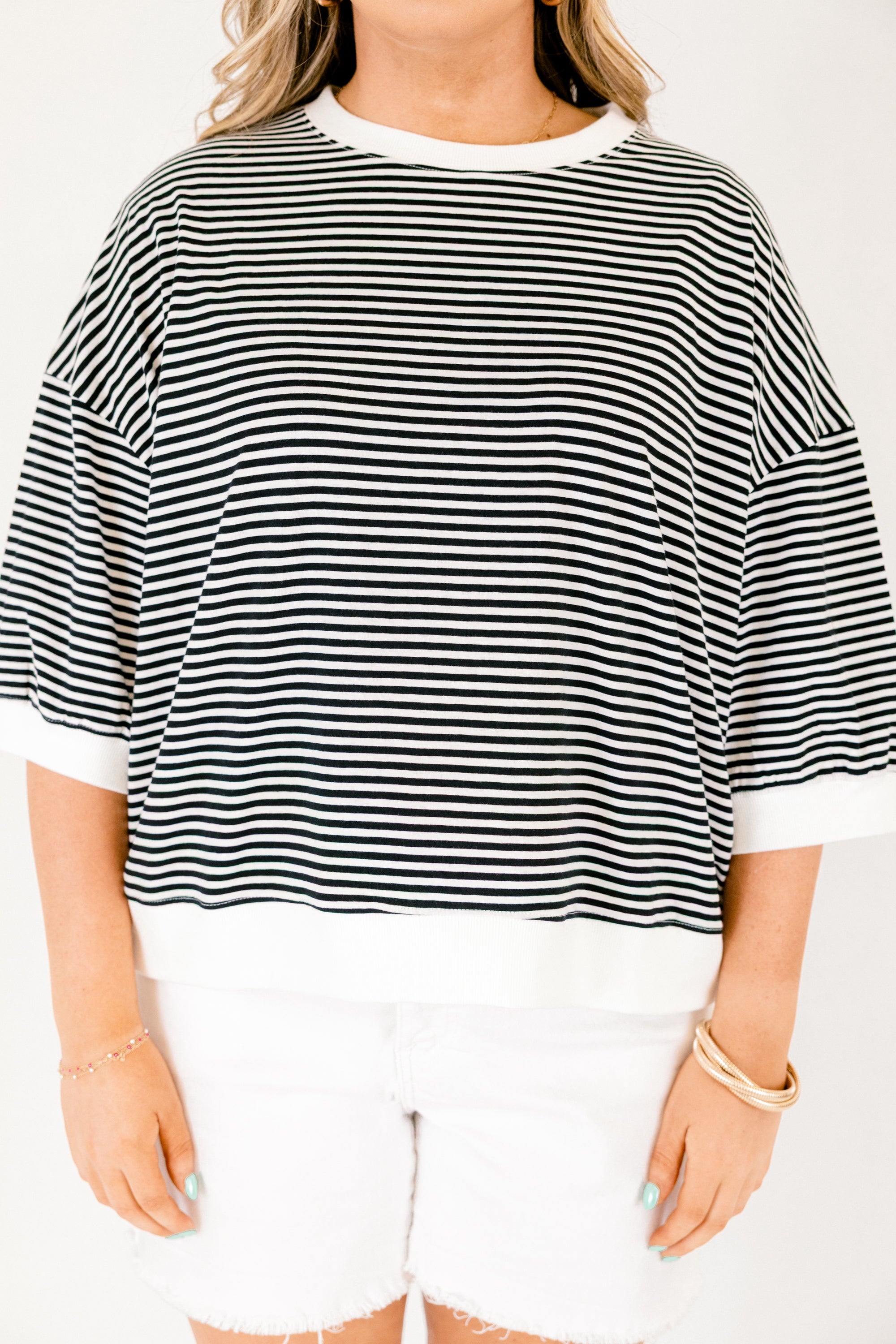 The Classic Coastline Top, Black