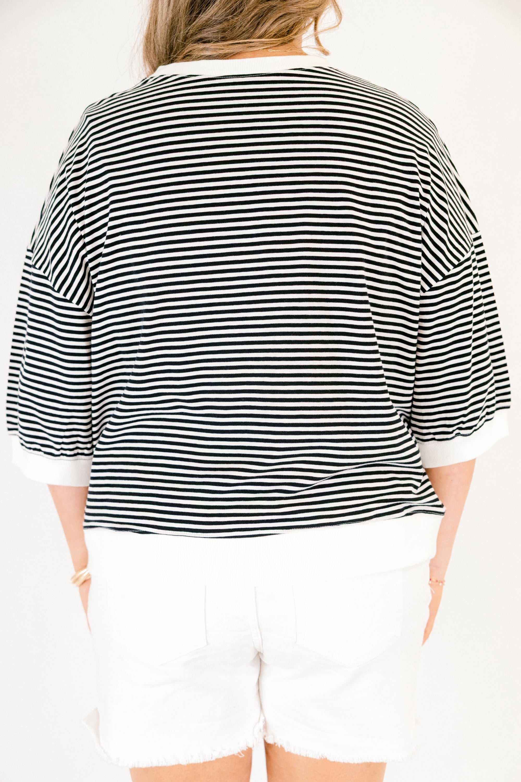 The Classic Coastline Top, Black