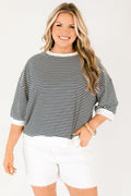 The Classic Coastline Top, Black