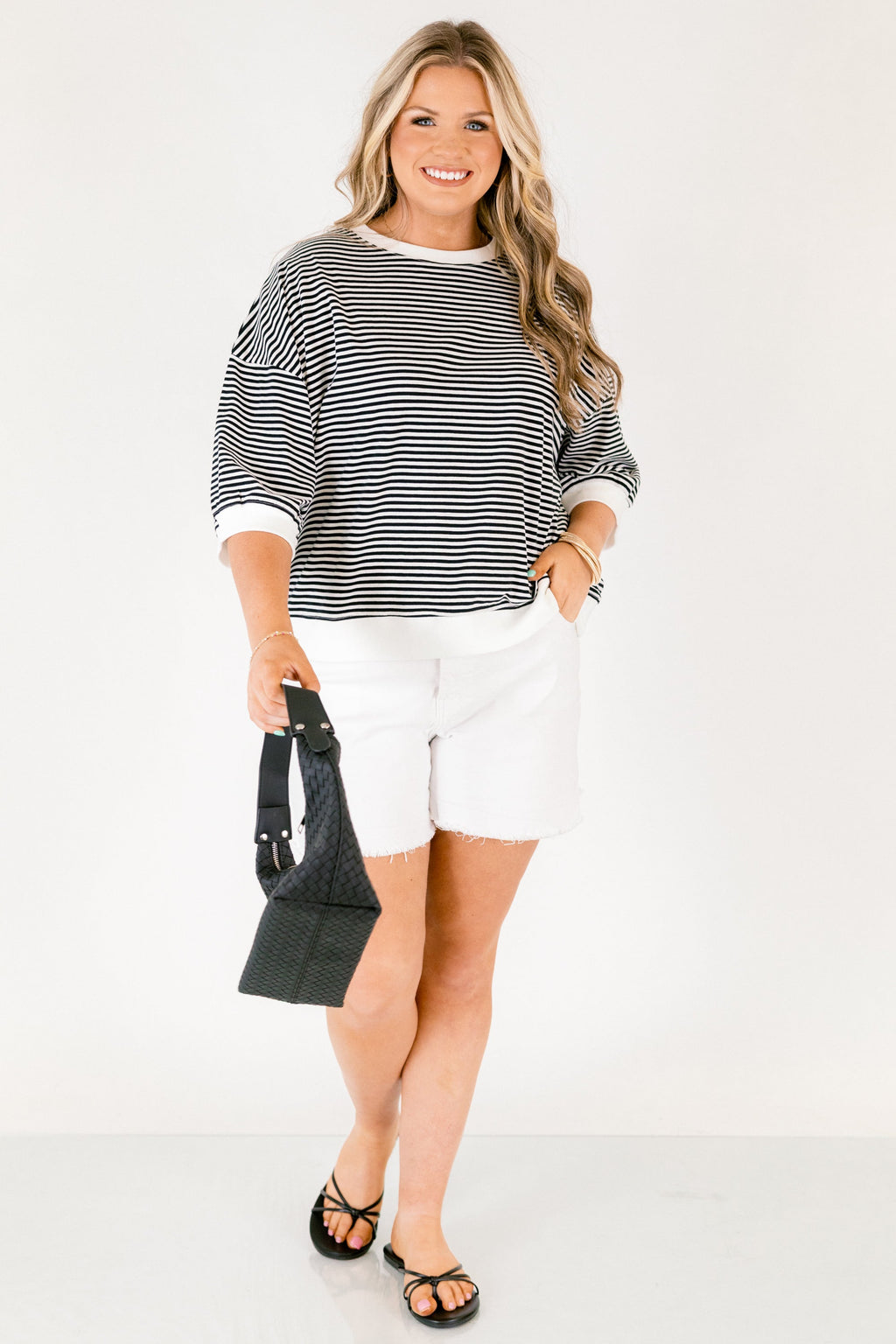 The Classic Coastline Top, Black