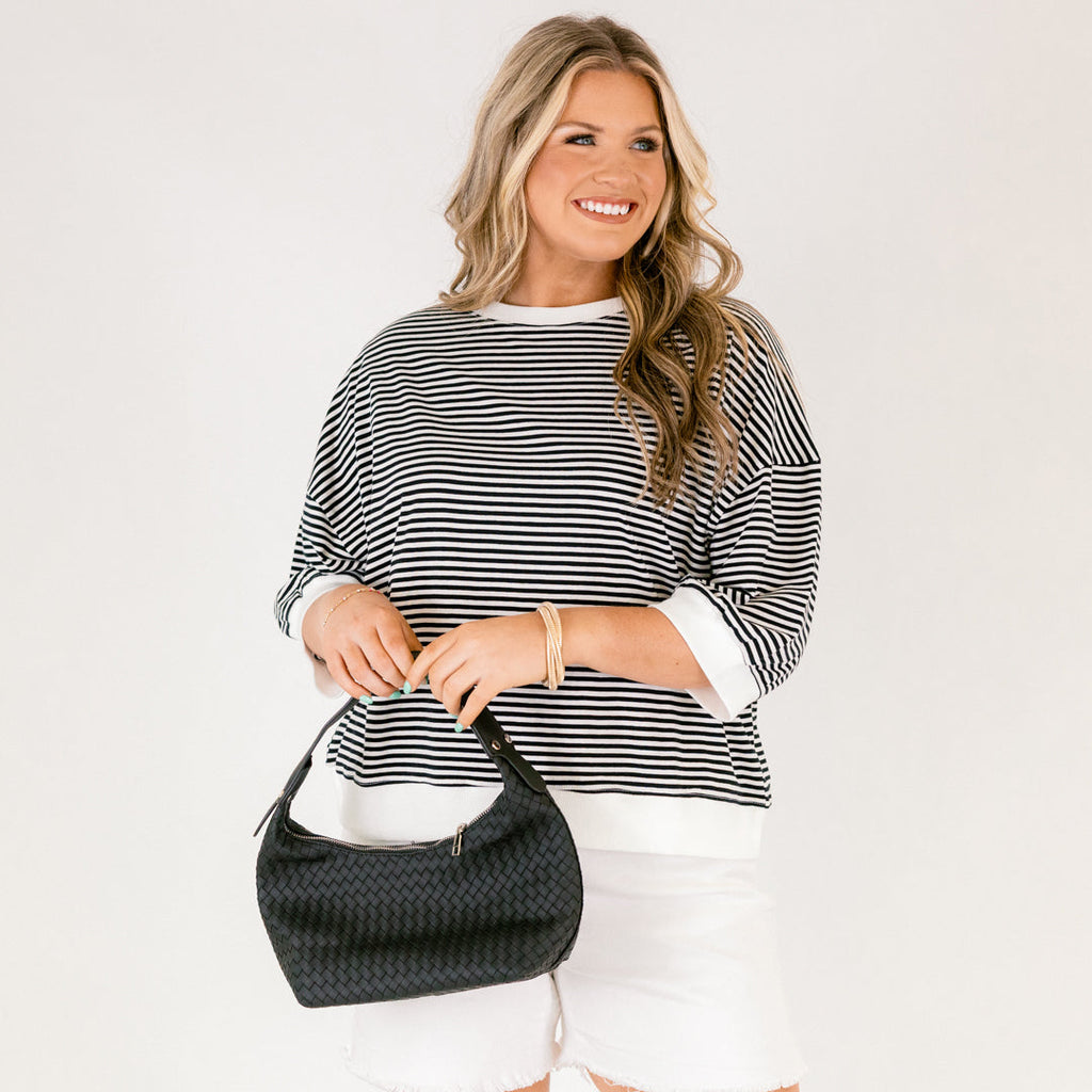 The Classic Coastline Top, Black