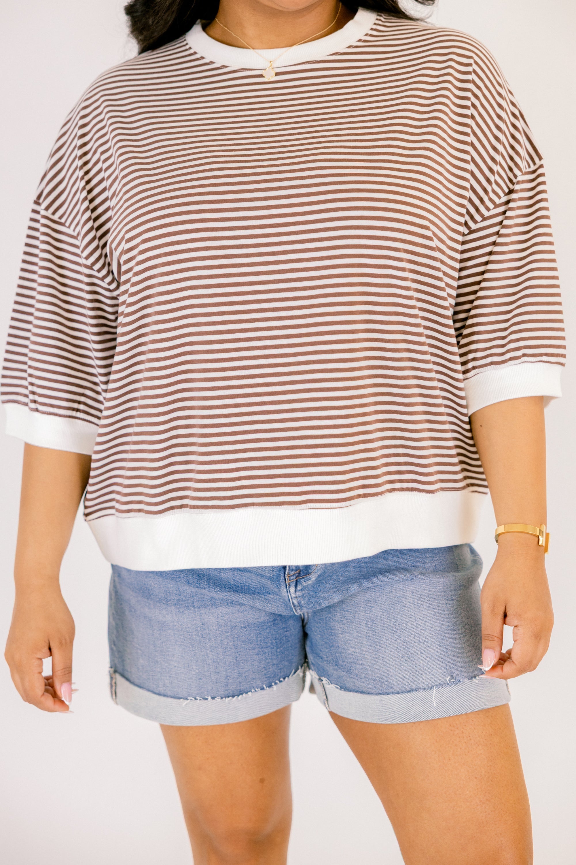 The Classic Coastline Top, Brown