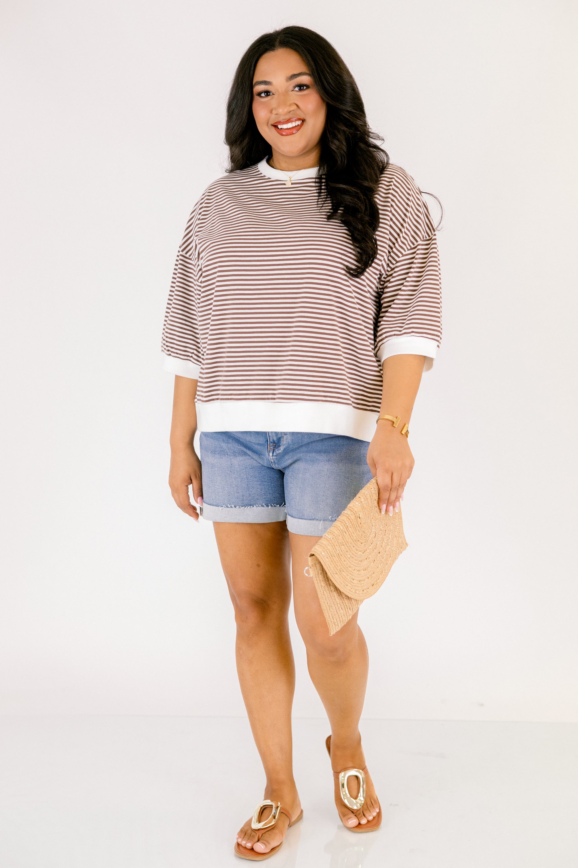 The Classic Coastline Top, Brown