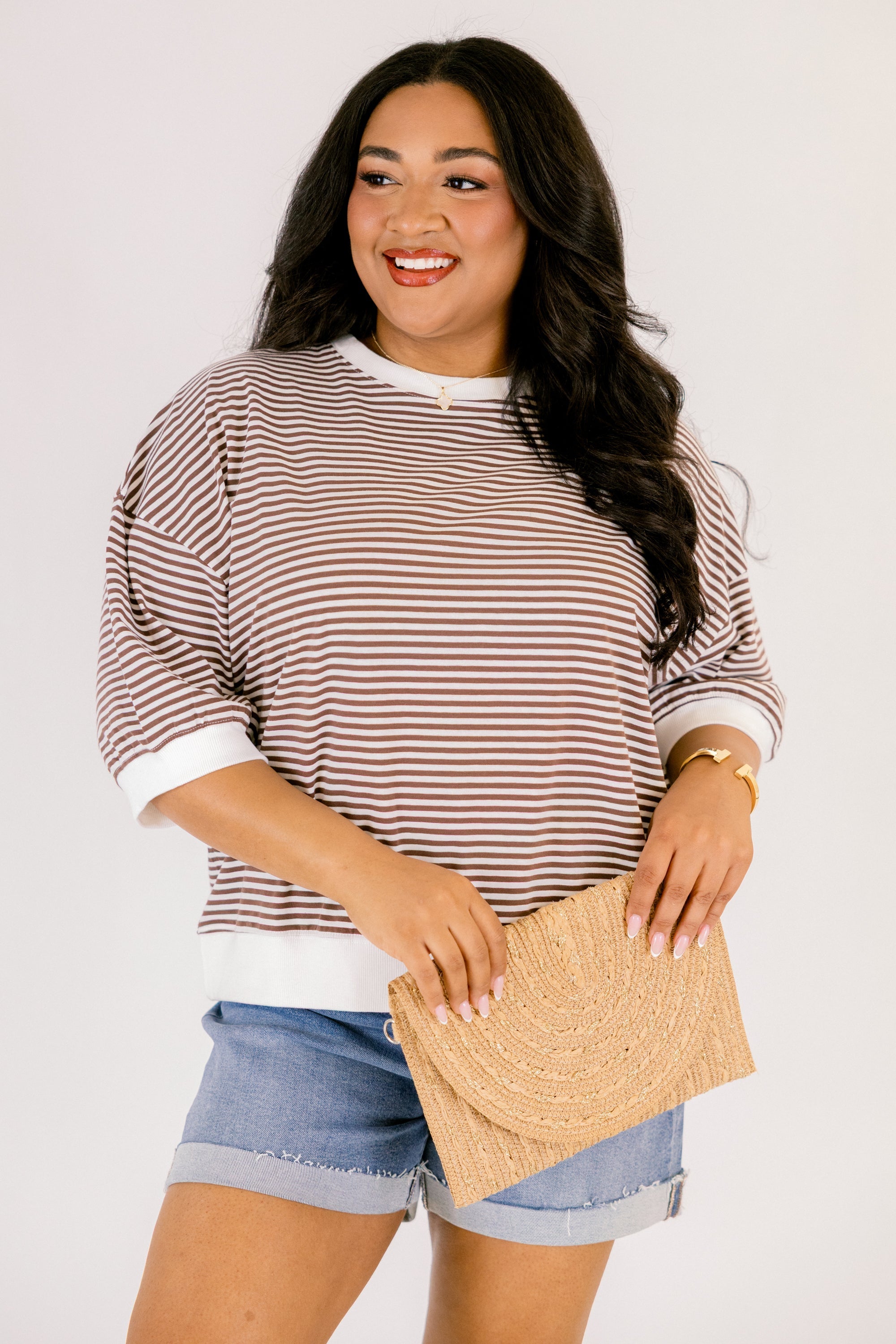 The Classic Coastline Top, Brown