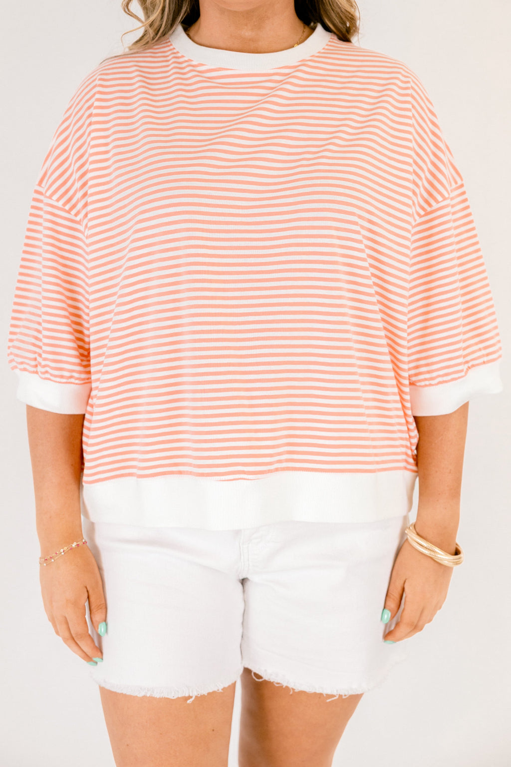The Classic Coastline Top, Coral