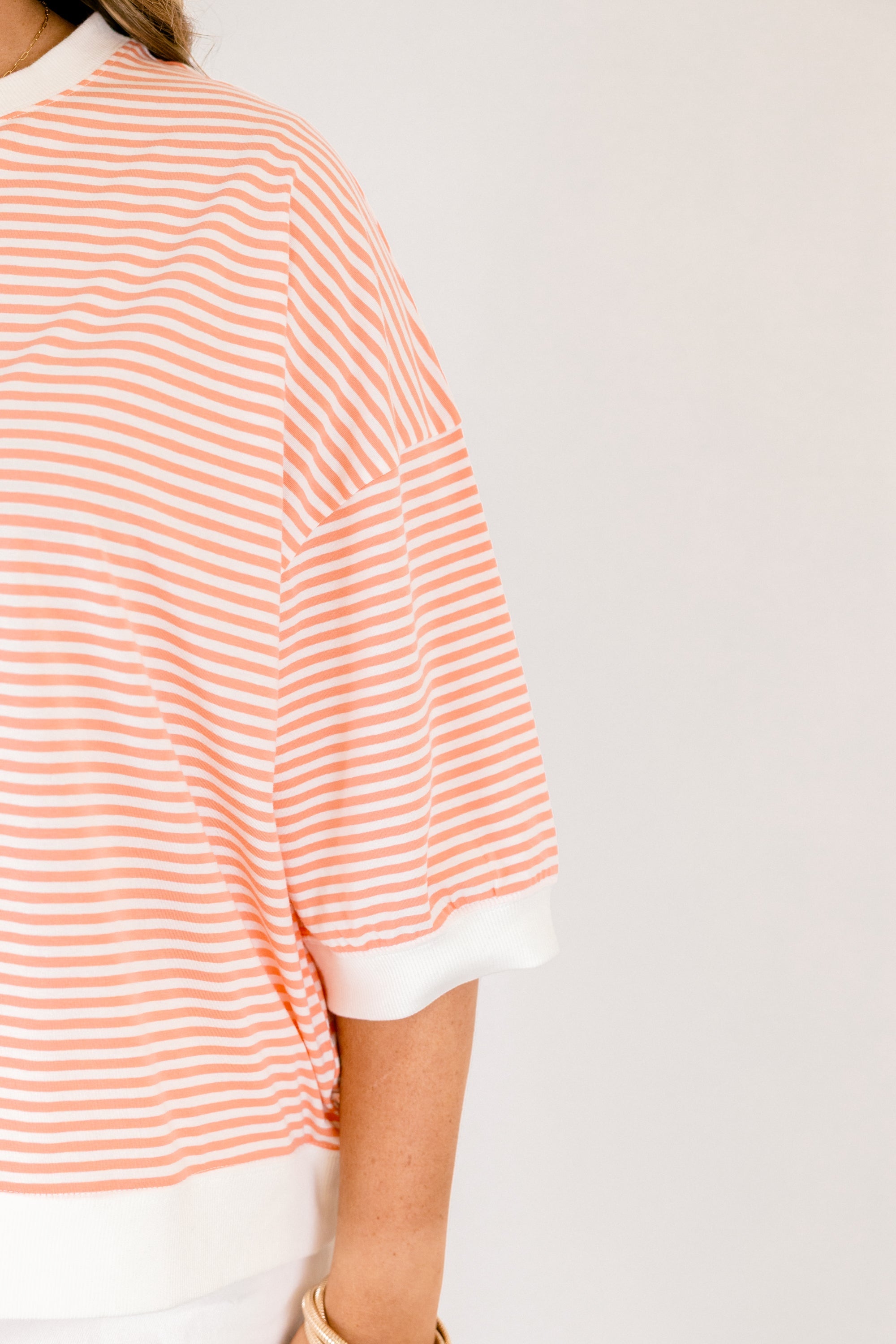 The Classic Coastline Top, Coral