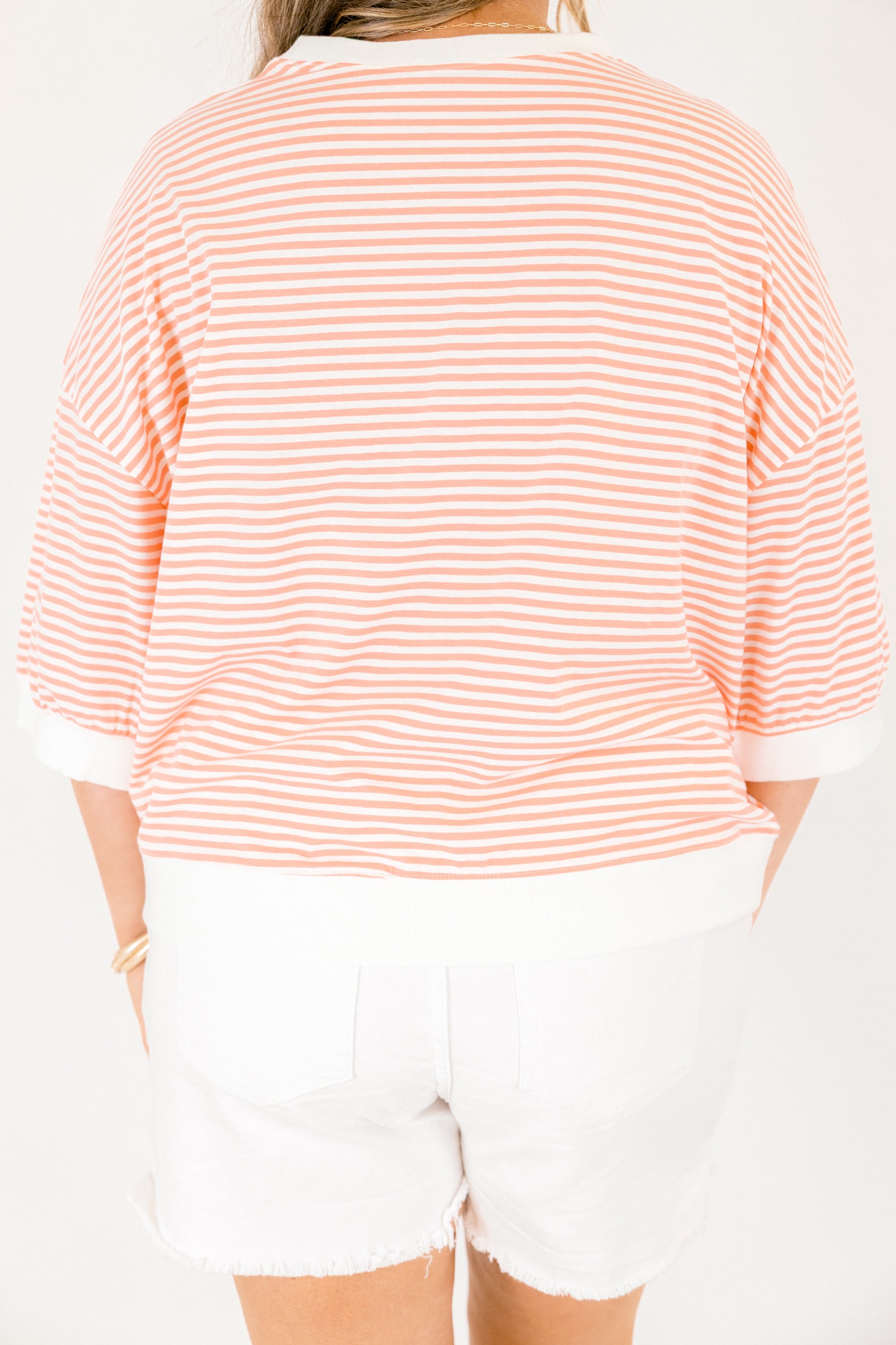 The Classic Coastline Top, Coral