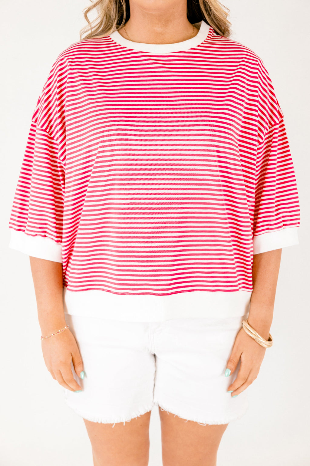 The Classic Coastline Top, Hot Pink