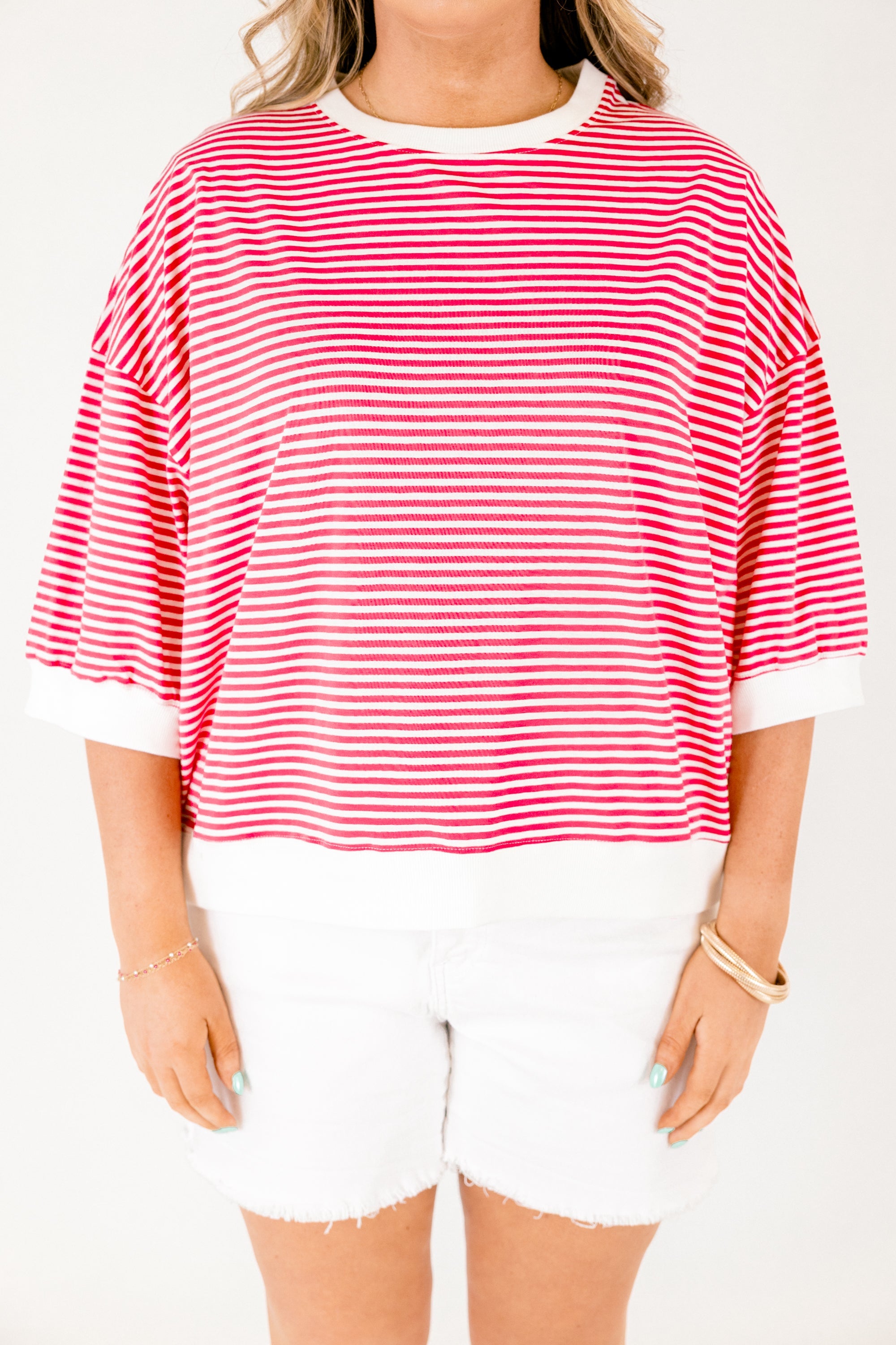 The Classic Coastline Top, Hot Pink