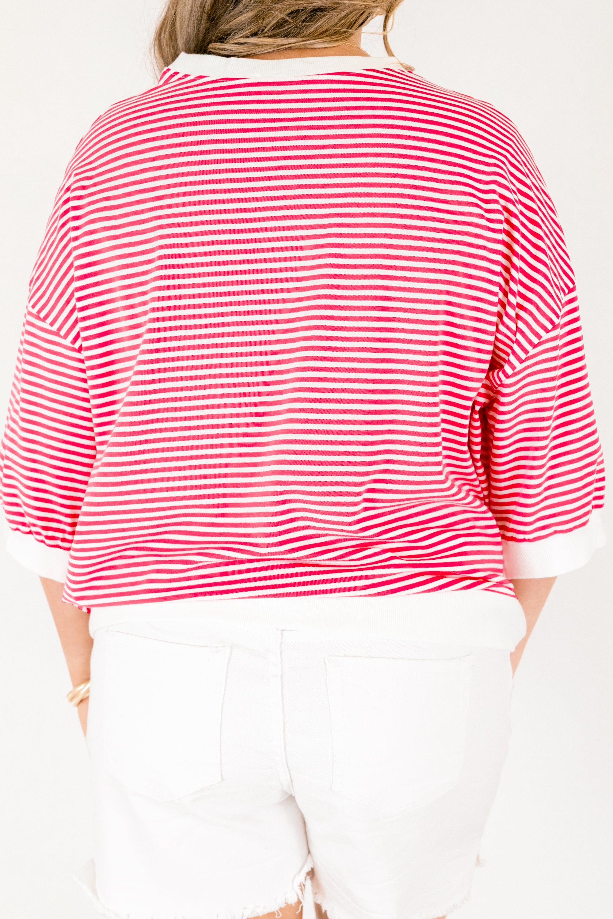 The Classic Coastline Top, Hot Pink