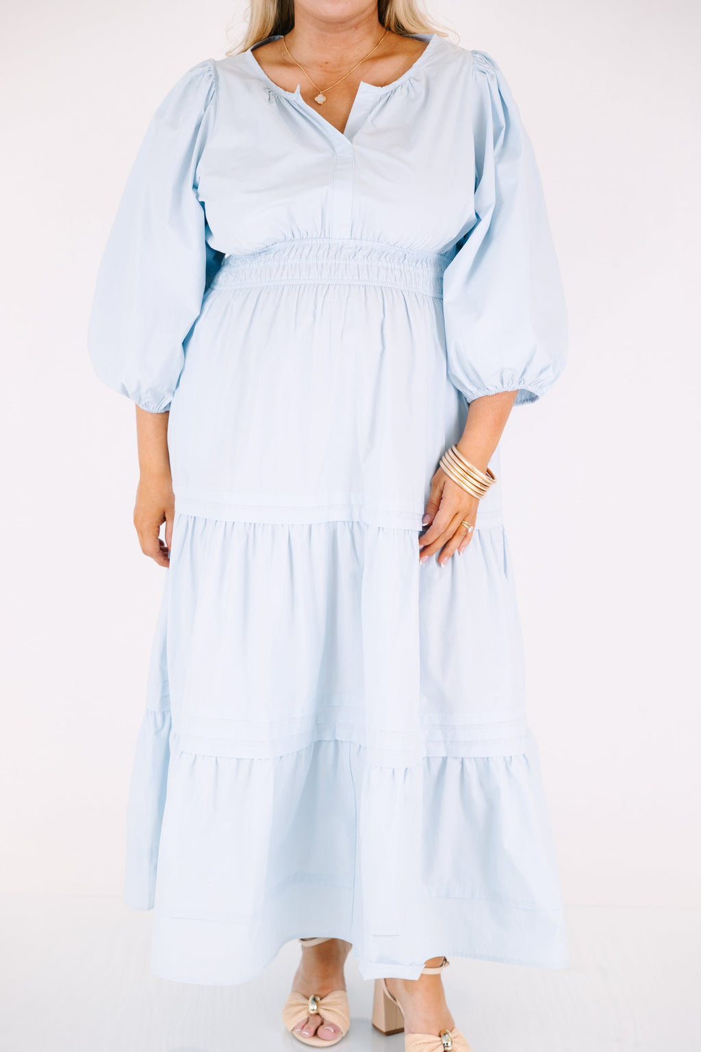The Clear Choice Dress, Baby Blue