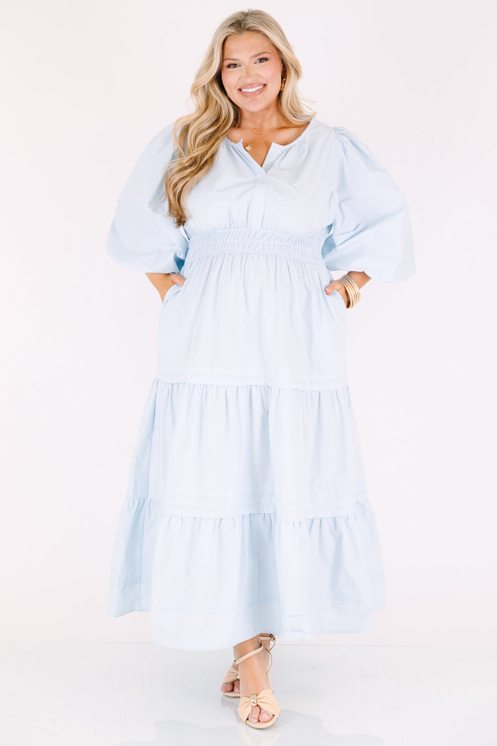 The Clear Choice Dress, Baby Blue