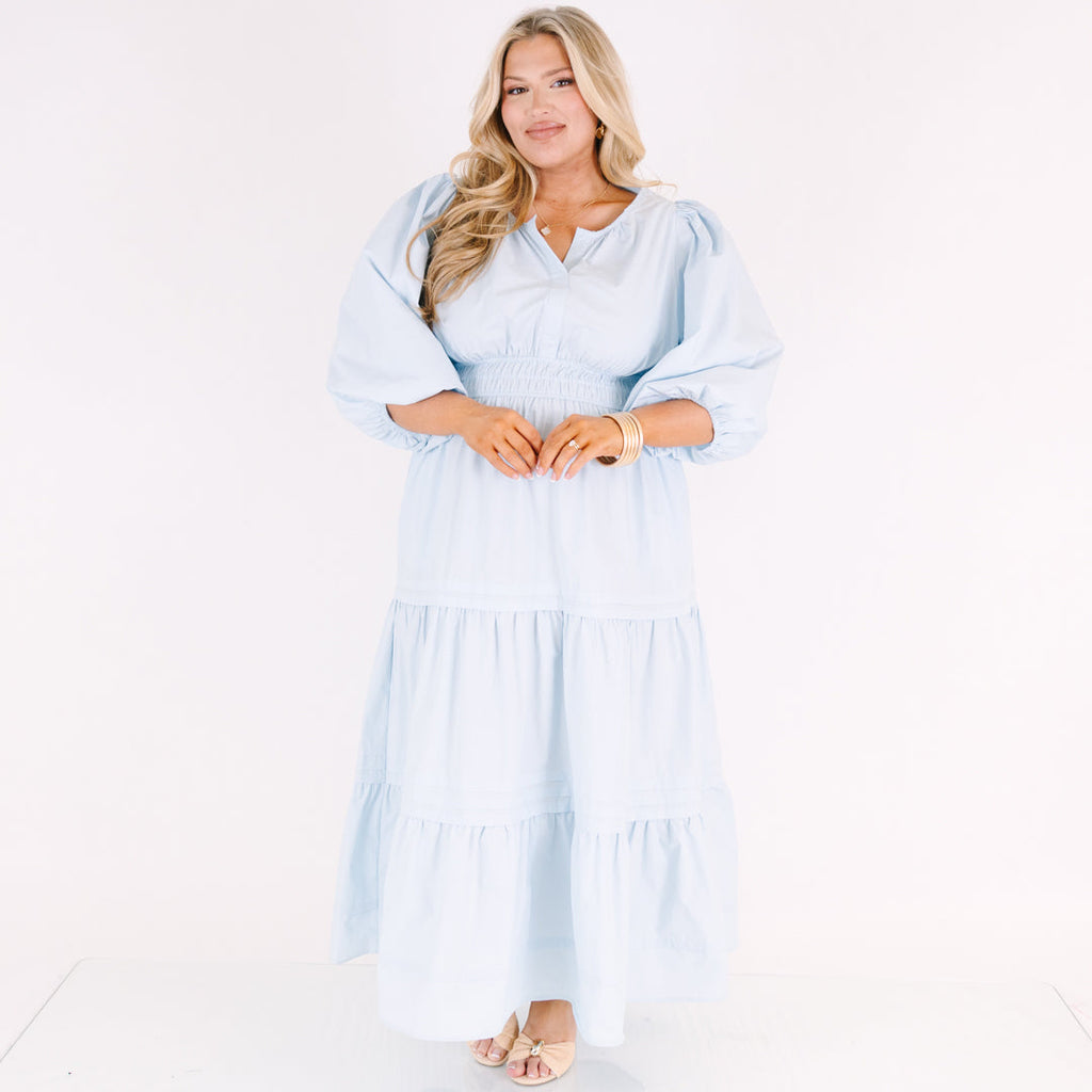 The Clear Choice Dress, Baby Blue