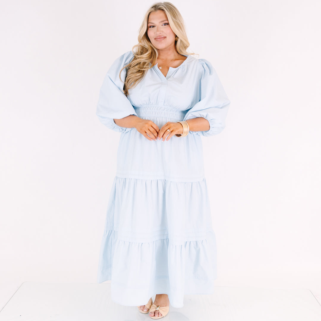 The Clear Choice Dress, Baby Blue