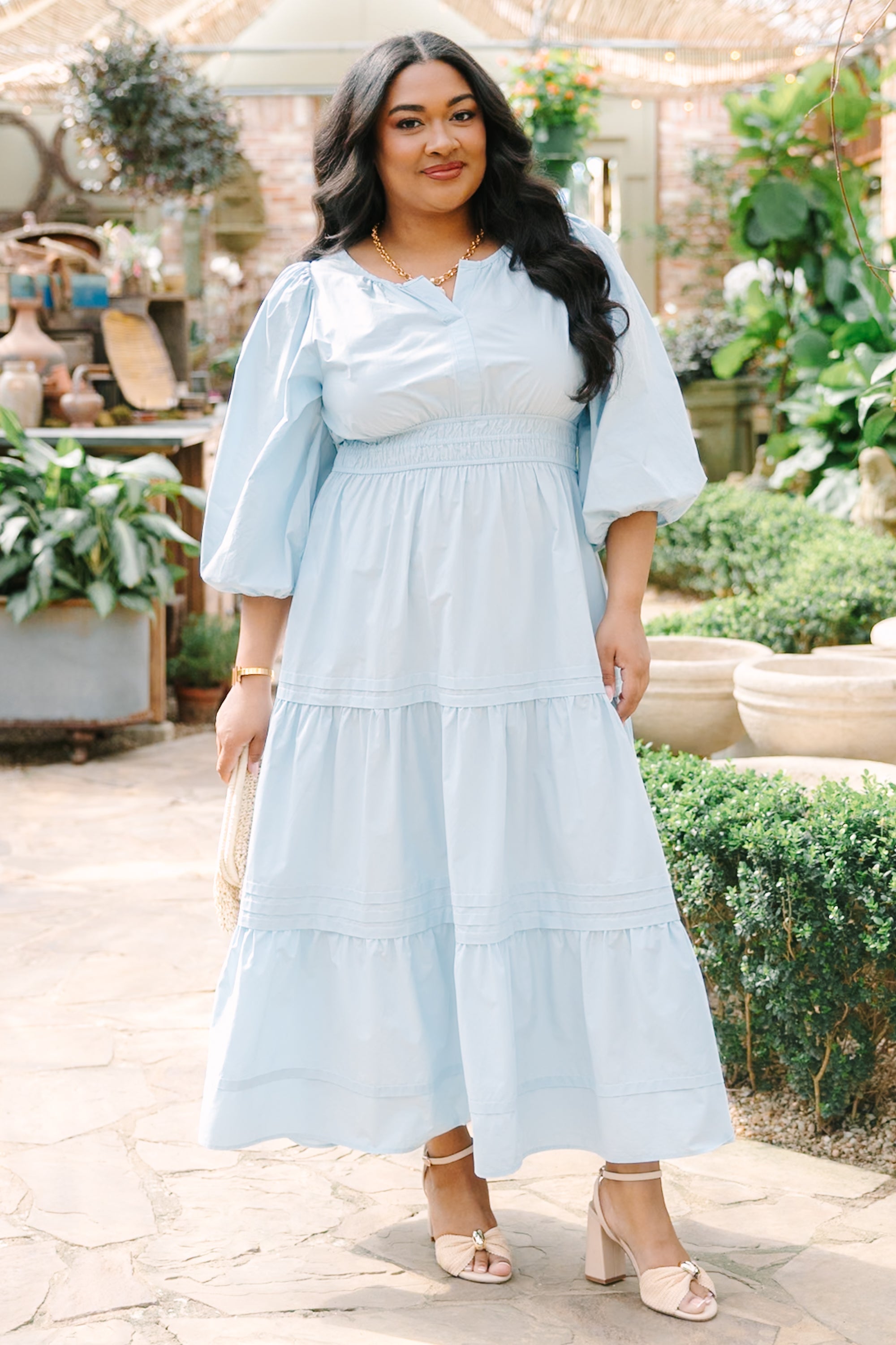 The Clear Choice Dress, Baby Blue