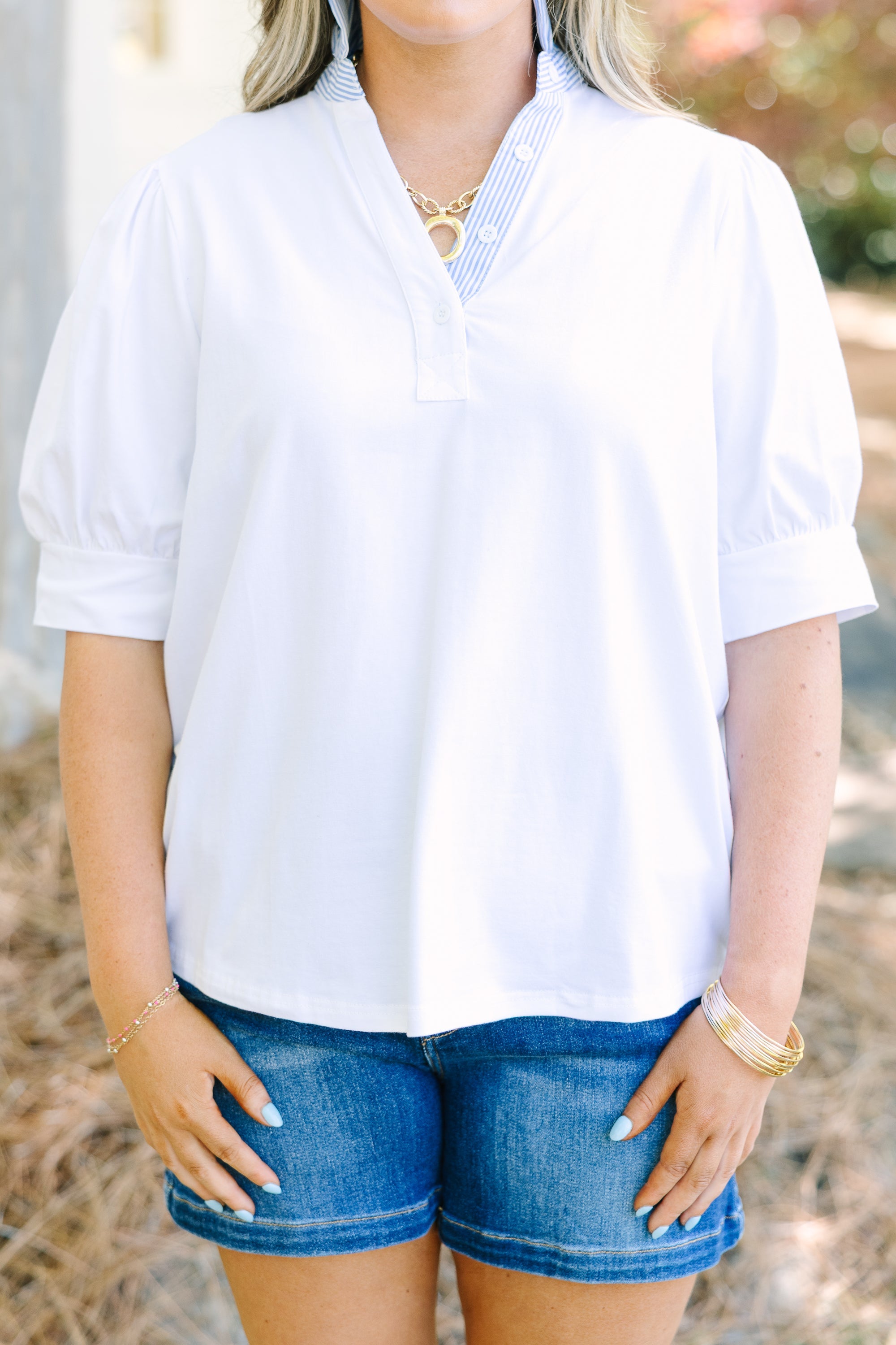 The Clear Choice Top, White